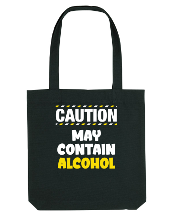 Caution - may contain alcohol Black