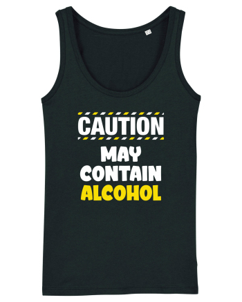 Caution - may contain alcohol Black