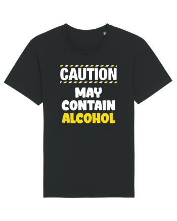 Caution - may contain alcohol Black