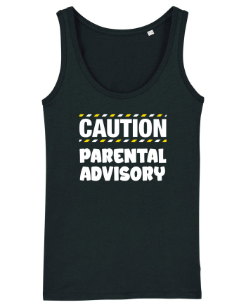 Caution - parental advisory Black