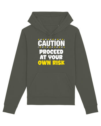 Caution - proceed at your own risk Khaki