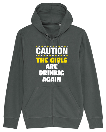 Caution - the girls are drinking again Anthracite