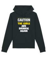 Caution - the girls are drinking again Hanorac Unisex Drummer