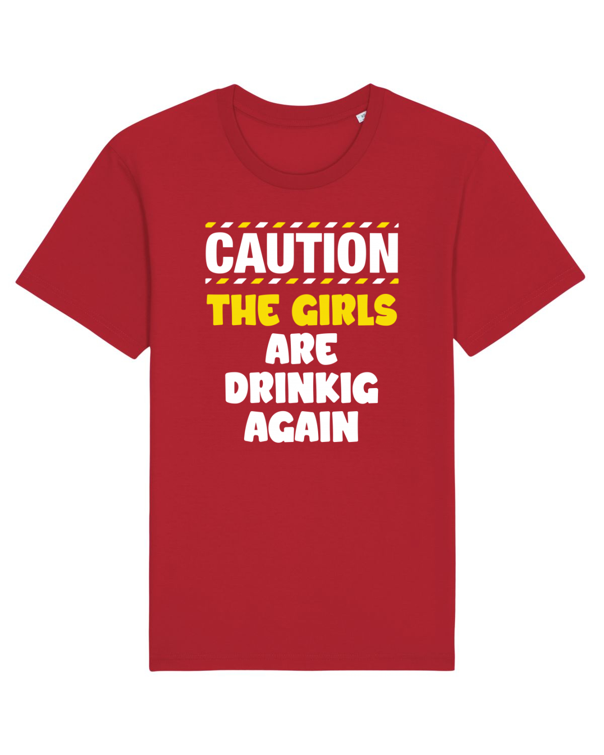 Tricou mânecă scurtă Unisex Rocker Red