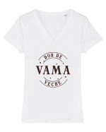 Dor de Vama Veche Tricou mânecă scurtă guler V Damă Evoker