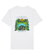 Vizitați România Tricou mânecă scurtă Unisex Rocker