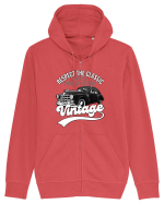 Vintage Classic Car Hanorac cu fermoar Unisex Connector