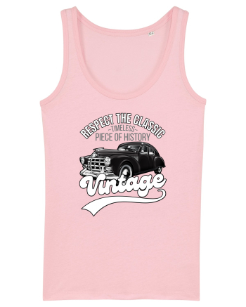 Vintage Classic Car Cotton Pink