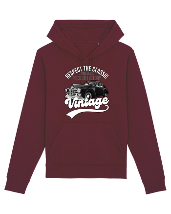 Vintage Classic Car Burgundy