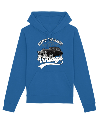 Vintage Classic Car Royal Blue