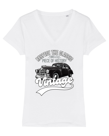 Vintage Classic Car White