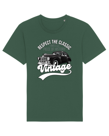 Vintage Classic Car Bottle Green