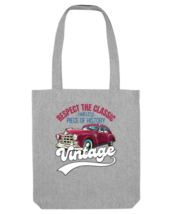 Vintage Classic Car Heather Grey