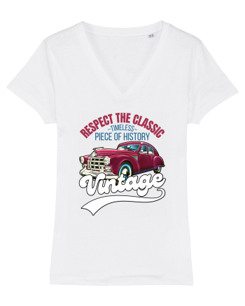 Vintage Classic Car White