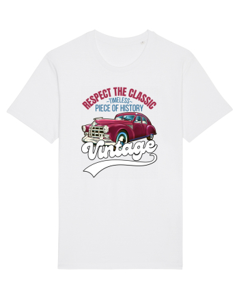 Vintage Classic Car White