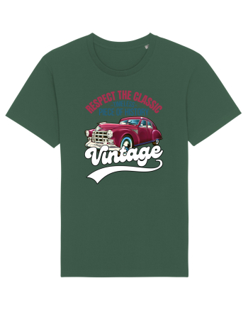 Vintage Classic Car Bottle Green