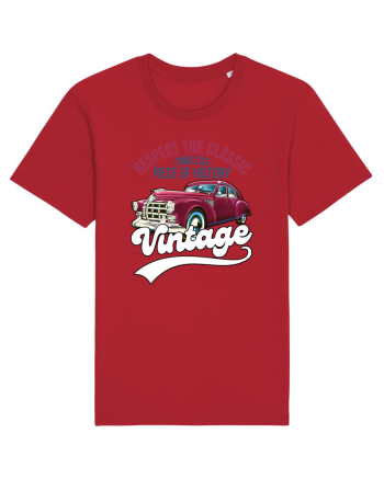 Vintage Classic Car Red