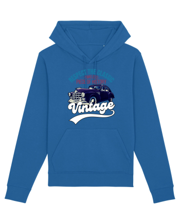 Vintage Classic Car Royal Blue