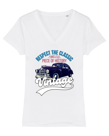 Vintage Classic Car White