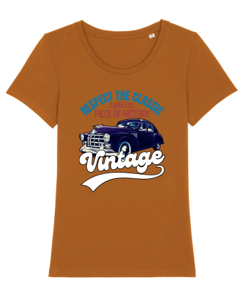 Vintage Classic Car Roasted Orange