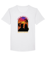 Vacation Mode On Tricou mânecă scurtă guler larg Bărbat Skater