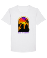 Vacation Mode On Tricou mânecă scurtă guler larg Bărbat Skater