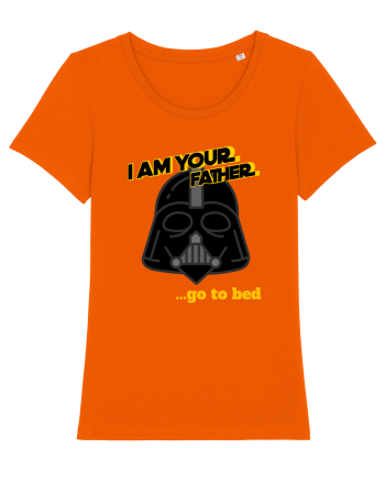 Funny Darth Vader Bright Orange