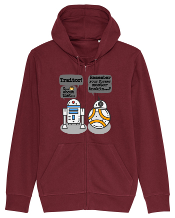Funny R2D2 And BB8 Burgundy