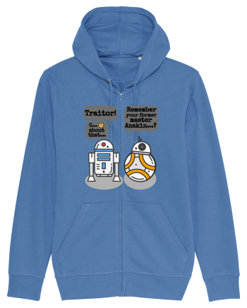 Funny R2D2 And BB8 Bright Blue