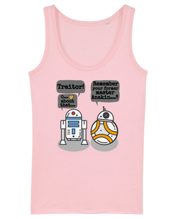 Funny R2D2 And BB8 Cotton Pink