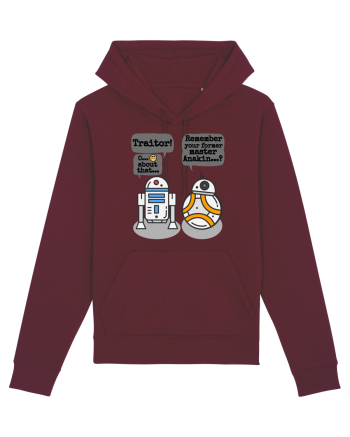 Funny R2D2 And BB8 Burgundy