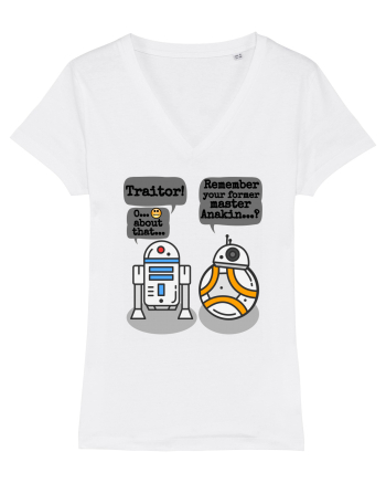Funny R2D2 And BB8 White