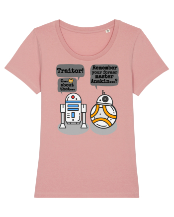 Funny R2D2 And BB8 Canyon Pink