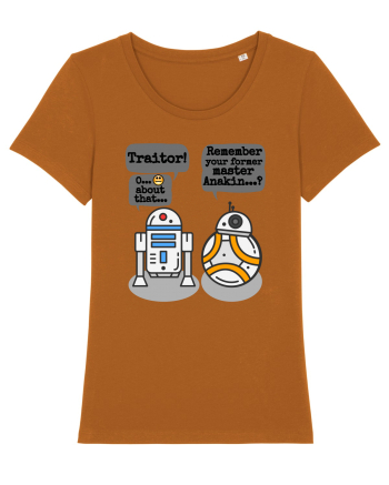 Funny R2D2 And BB8 Roasted Orange