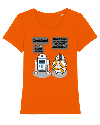 Funny R2D2 And BB8 Bright Orange