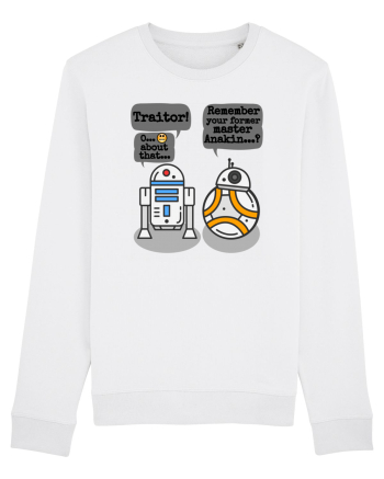 Funny R2D2 And BB8 White