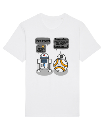 Funny R2D2 And BB8 White