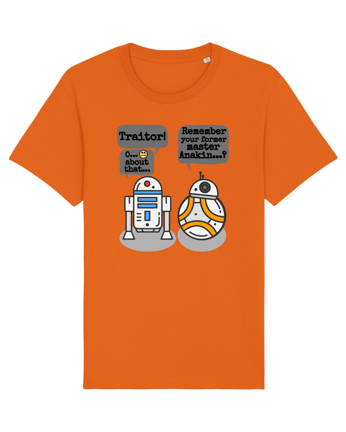 Tricou mânecă scurtă Unisex Rocker Bright Orange