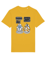 Funny R2D2 And BB8 Tricou mânecă scurtă Unisex Rocker