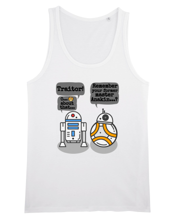 Funny R2D2 And BB8 White