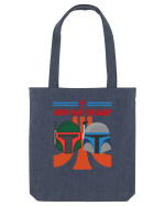 Funny Mandalorian Sacoșă textilă