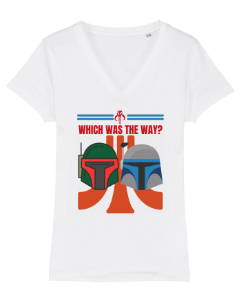 Funny Mandalorian White