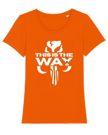 Mandalorian This Is The Way Bright Orange