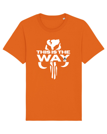 Mandalorian This Is The Way Bright Orange