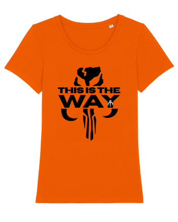 Mandalorian This Is The Way Bright Orange