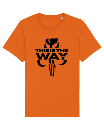 Mandalorian This Is The Way Bright Orange