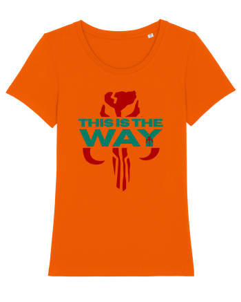 Mandalorian This Is The Way Bright Orange
