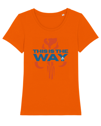 Mandalorian This Is The Way Bright Orange