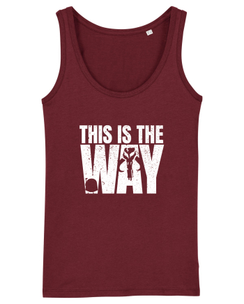 Mandalorian This Is The Way Burgundy