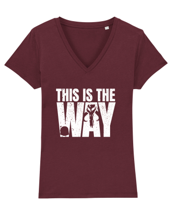 Mandalorian This Is The Way Burgundy